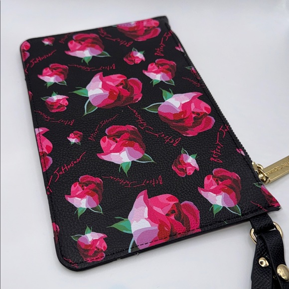 Betsey Johnson Rose Floral Wristlet - Picture 4 of 5
